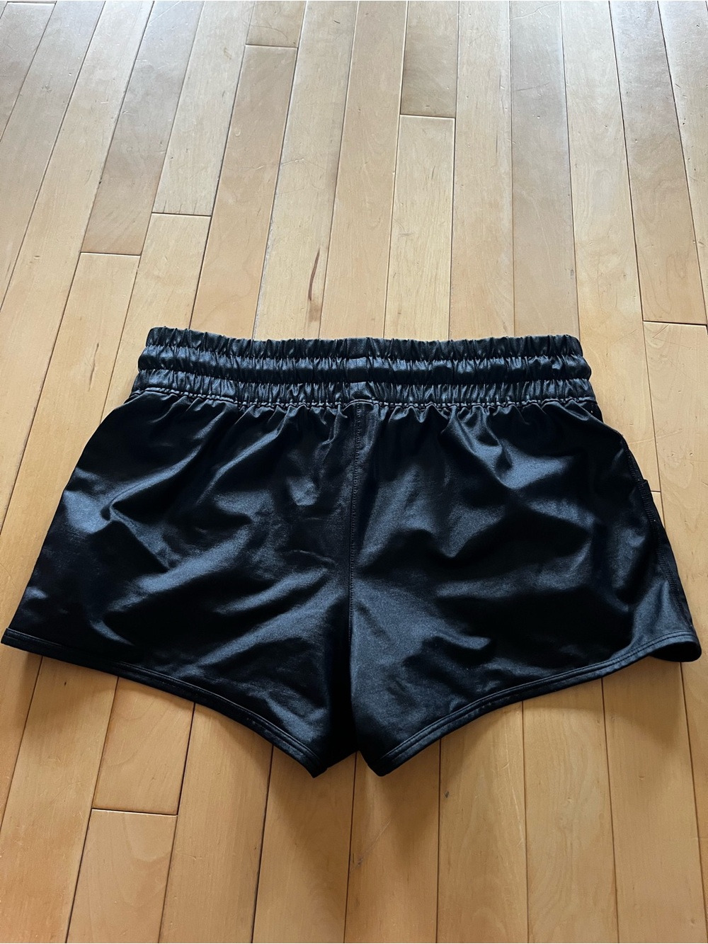 Victoria's Secret Black Athletic Shorts with Drawstring - Picture 6 of 8
